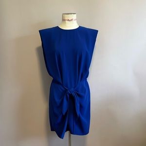 Amanda Uprichard Tie Front Mini Dress
